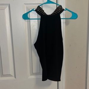 Zara backless and sleeveless blouse